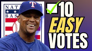 The 10 easy votes on the upcoming MLB Hall of Fame ballot [upl. by Bergquist]