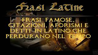 FRASI LATINE [upl. by Kcarb]