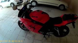 DAELİM ROADWİN 250 R  VJF 250 R 2012  Walk Around Stock Exhaust [upl. by Esylle]