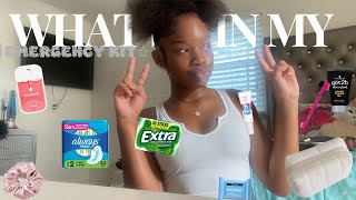 WHATS IN MY BACK TO SCHOOL EMERGENCY KIT 2024 Theerealstarr [upl. by Shanon]