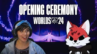 WORLDS 2024 FINALS OPENING CEREMONY  Linkin Park Ashnikko and More REACTION [upl. by Nykal]