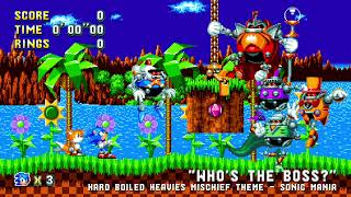 quotWhos the Bossquot HardBoiled Heavies Mischief Theme  Sonic Mania 16Bit Remix [upl. by Bacon]