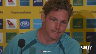 Wallabies post match press conference [upl. by Pump]