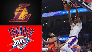 Lakers vs Thunder  Lakers GameTimeTV  Lakers Team Highlights [upl. by Toma704]