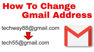 How To Change Gmail Address  Change Email  How To Change Email id and Username [upl. by Eibrab360]