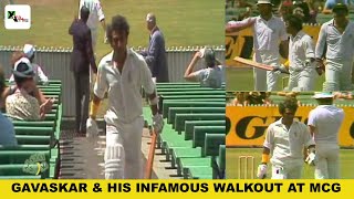 Memories Down Under When Sunil Gavaskar walked off MCG protesting an umpires decision  AUSvsIND [upl. by Lajib532]