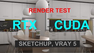 sketchup vray5 rtx RTX vs CUDA  what is the difference [upl. by Tilly193]