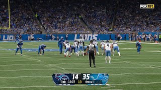 Kalif Raymond with a Spectacular Special Team Touchdown vs Tennessee Titans [upl. by Paddie]