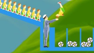 WORLDS WEIRDEST BALL THROW Happy Wheels [upl. by Melisande875]