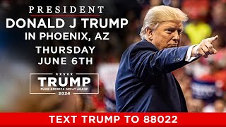 LIVE President Trump in Phoenix AZ [upl. by Grani]