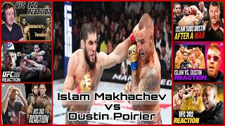 UFC 302 Islam Makhachev submits Dustin Poirier Reaction [upl. by Travus]