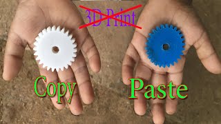 How to Make Plastic Gear Wheel at Home  Gear Wheel DIY [upl. by Gerlac]