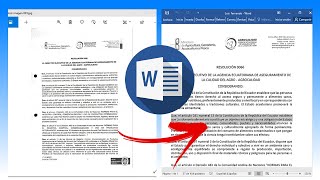 Pasar de pdf a Word sin perder el formato [upl. by Cheng242]