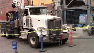 PETERBILT 389 wMANITEX Stiff Boom RUSSELS CRANE amp CARTAGE LTD Victoria BC July 24 2024 [upl. by Peppel]