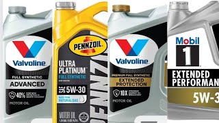 Pennzoil Ultra Platinum Vs Valvoline Extended Protection Vs Valvoline Advanced vs Mobil 1 EP [upl. by Rimisac]