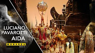 Verdi  Triumphal March from Aida with Luciano Pavarotti  Teatro alla Scala Milano 1986 [upl. by Ainitsirc]