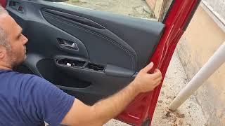 Opel Corsa F Front Door Panel Removal [upl. by Lewse]