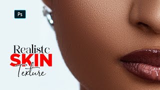 How To Create Realistic Skin Texture In Photoshop [upl. by Eikceb]