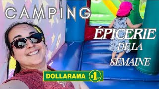 Dollarama 😎 Camping ⛺️ Haul Épicerie de la semaine [upl. by Kurman256]