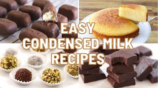 5 Easy Condensed Milk Recipes [upl. by Eynahpets]