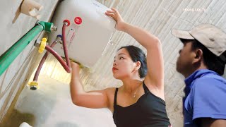 Genius girl repairs and maintains hot and cold water dispensers and electric kettles [upl. by Lleon]