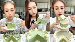 ASMR  7  jiebao6777 MILLE CREPE CAKE EATING [upl. by Isleana795]