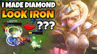 I MADE DIAMOND LOOK LIKE IRON WITH MY LUX MID [upl. by Nylrad]