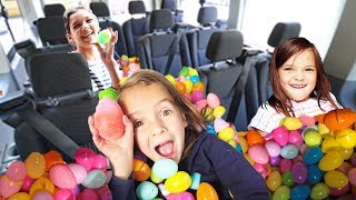 We filled the VAN with THOUSANDS of EASTER EGGS First to find THEIR Easter EGG WINS [upl. by Naitsabas]