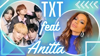 TXT e Anitta vão colaborar [upl. by Daitzman]