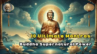 10 Ultimate Mantras Of Buddha Discover Supernatural Powers [upl. by Ettezzil]