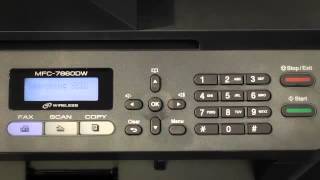 How to Set Up Wireless for the Brother™ MFC7860DW Printer [upl. by Tevlev]