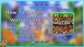 How to ImportExportBackup Minecraft Worlds on Android Updated Guide [upl. by Sydalg]