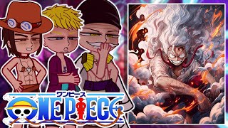 🌊 Whitebeard Pirates React to Luffys Gear 5  Joyboy  One piece  Gacha React  PART 12  🌊 [upl. by Ataeb]