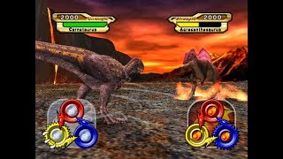 Dinosaur King Arcade Game 恐竜キング  Carnotaurus VS OperationDinosaur Rescue 2 Hard [upl. by Eedeed629]