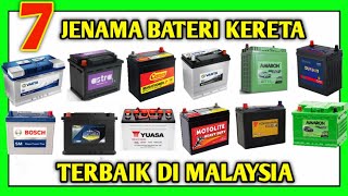 7 Bateri Kereta Terbaik Malaysia Murah berkualiti amp bagus  Part 2 [upl. by Smiga]