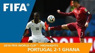 Portugal v Ghana  2014 FIFA World Cup  Match Highlights [upl. by Gnurt]