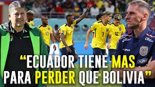 🇧🇴 PRENSA BOLIVIANA DIVIDIDA para ENFRENTAR a 🇪🇨 ECUADOR 😱 REACCIÓN 🇦🇷 [upl. by Joey]