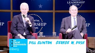 The David Rubenstein Show Clinton and Bush [upl. by Thea]