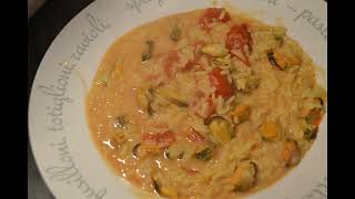 Riz moules curry recettes cookeo [upl. by Rabbaj]