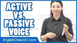 Active Voice and Passive Voice  Learn English Grammar [upl. by Sedecrem]