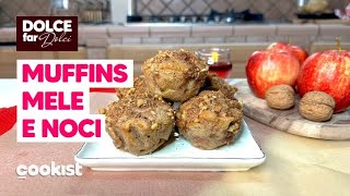 MUFFINS MELE E NOCI soffici e super golosi [upl. by Raybourne]