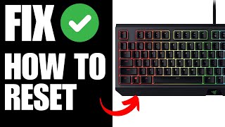 How To Reset Razer BlackWidow Gaming Keyboard [upl. by Adigirb641]