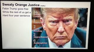 “Sweaty Orange Justice” haiku by Don Fensler [upl. by Eisler]