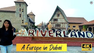 Riverland Dubai  European Village  4K [upl. by Dogs965]