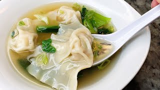 WONTON SOUP  Quick Wonton Soup Broth Recipe  Simply Mamá Cooks [upl. by Eelrihs]