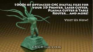 Alien Goddess 3D Printing Animation 1080HD [upl. by Tattan298]