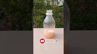 Eno Vs Hydrogen Peroxide Reaction  Simple science experiments [upl. by Tarfe]