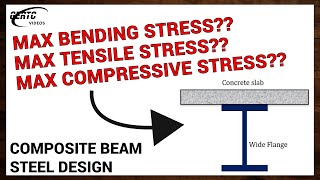 Solving Problems Involving COMPOSITE BEAMS Steel Design [upl. by Pace]