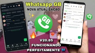 WHATSAPP GB ATUALIZADO 2024 COM TODAS AS FUNÇÕES gbwhatsapp última versão [upl. by Dranoc]