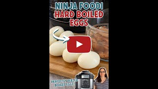 Ninja Foodi Hard Boiled Eggs shorts [upl. by Honniball]